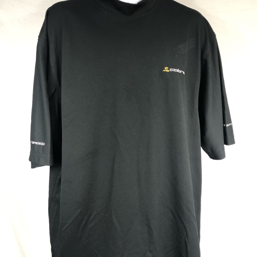 Foot Joy Cobra Golf Pull over Jacket Black Mens size Large 3/4 Sleeve